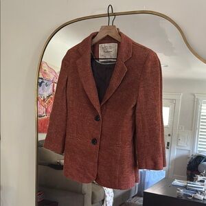 Anthropologie Women's Rust Blazer